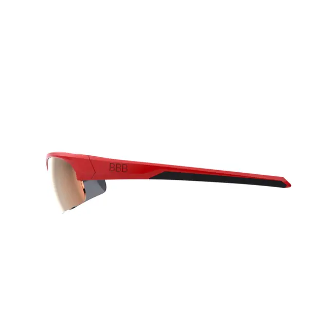 BBB Impress BSG-68 Brille Glossy Rød Small, MLC, Gule og klare ekstra glass 