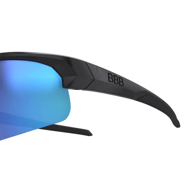 BBB Impress BSG-68 Brille Glossy Sort Small, PC Smoke, Gule og klare glass 