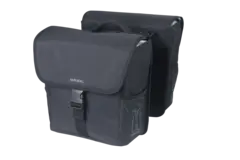 Basil GO Go-Double MIK Sideveske Sett Sort, 32 ltr, ink MIK system