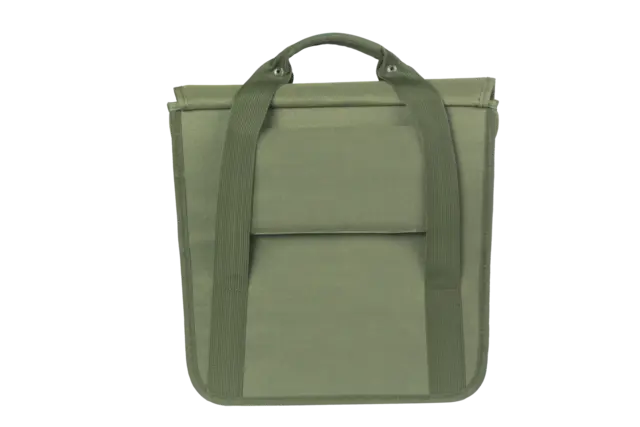 Basil GO-Single Sideveske Grønn, 16 ltr, Hook On System 