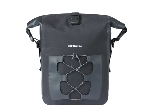 Basil Navigator MIK Studs Sideveske M Sort, 14 Liter, IPX3,ink MIK Studssystem 