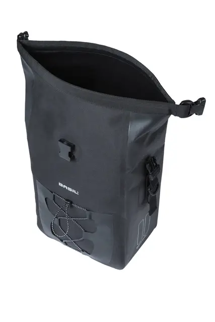 Basil Navigator MIK Studs Sideveske M Sort, 14 Liter, IPX3,ink MIK Studssystem 