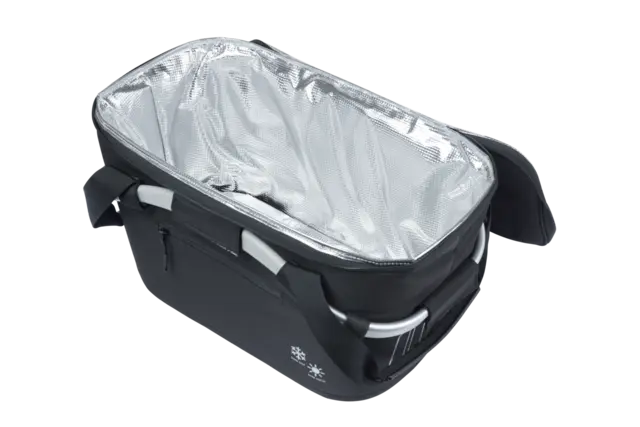 Basil Classic Carry All MIK ISO Kurv Bak Sort, Alu/Stoff, 18 ltr, ink MIK system 