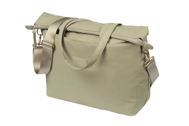 Basil Manhattan Sideveske Beige, 12 ltr, Hook On System 