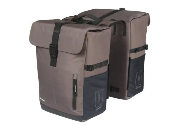 Basil Move MIK Sideveske Sett Brun, 30 ltr, ink MIK System 