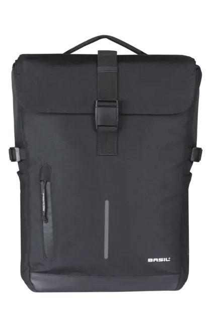 Basil Move MIK Sideveske Sett Sort, 30 ltr, ink MIK System 