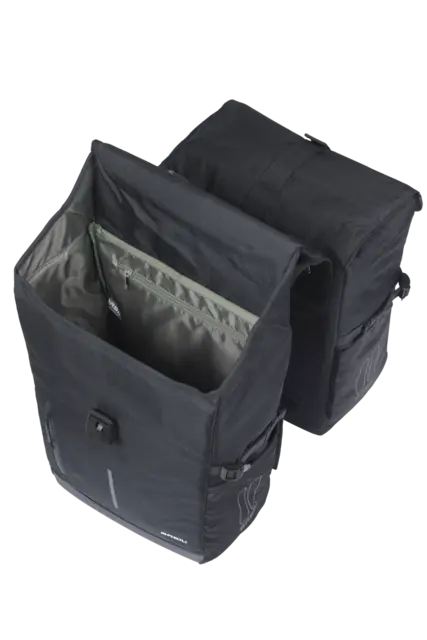 Basil Move Sideveske Sett Sort, 30 ltr, Universal Bridge 