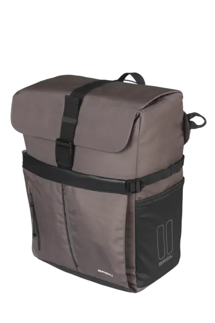 Basil Move MIK Studs Sideveske Brun, 15 ltr, ink MIK Studs System 
