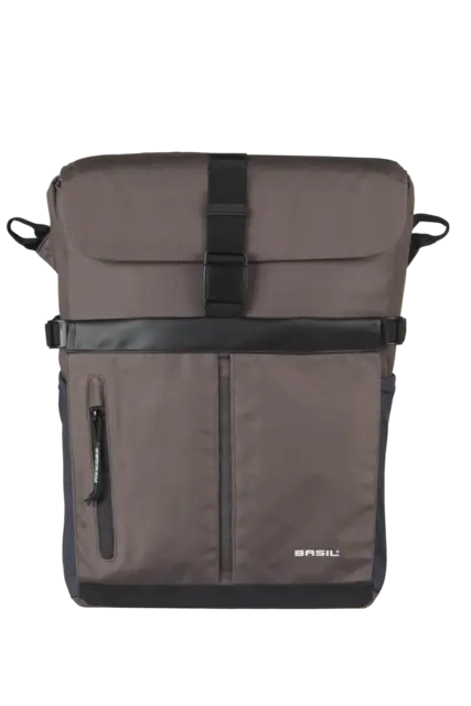Basil Move MIK Studs Sideveske Brun, 15 ltr, ink MIK Studs System 