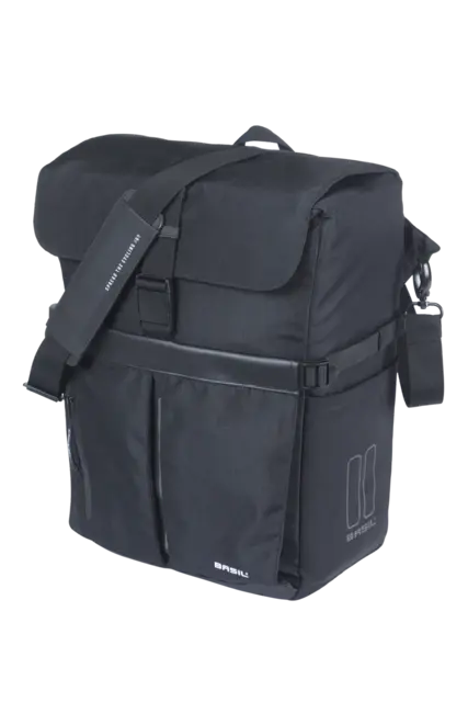 Basil Move MIK Studs Sideveske Sort, 15 ltr, ink MIK Studs System 