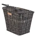 Basil Bremen Rattan KF Kurv Front Grå, Flettet, 20 ltr, ink KF-plate
