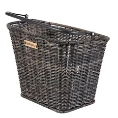 Basil Bremen Rattan KF Kurv Front Grå, Flettet, 20 ltr, ink KF-plate