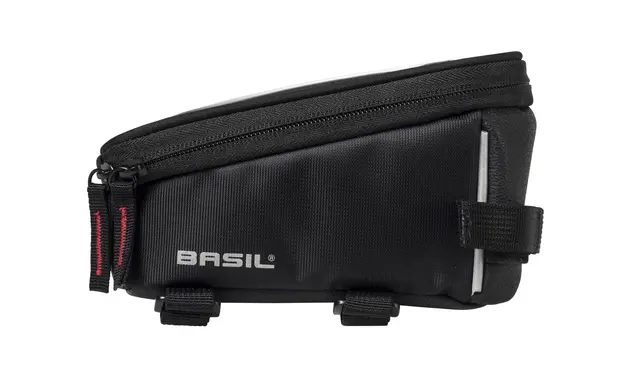 Basil Sport Rammeveske Sort, 1 ltr, Regntrekk, Mobil-lomme 