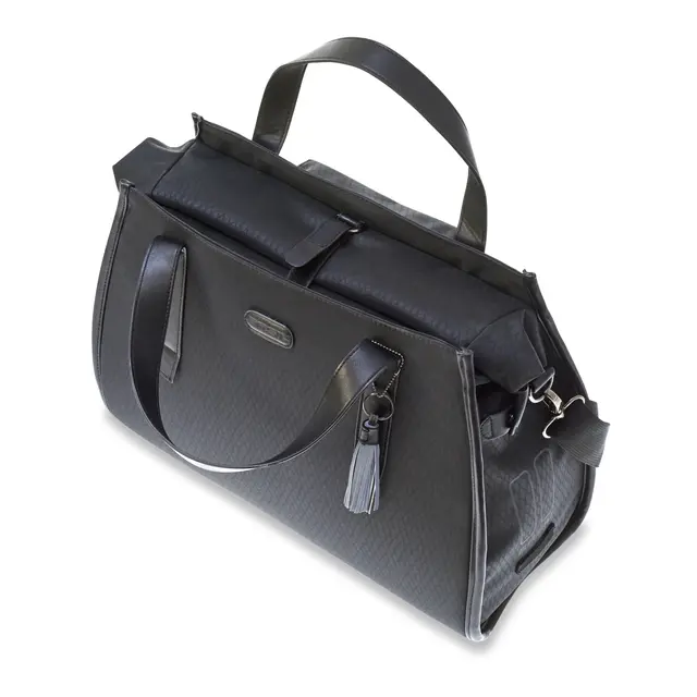 Basil Noir Business Veske Sort, 17 ltr, Vanntett(IPX3) 