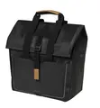 Basil Urban Dry Shopper Sideveske Matt Sort, 20 ltr, IPX3, Hook On System