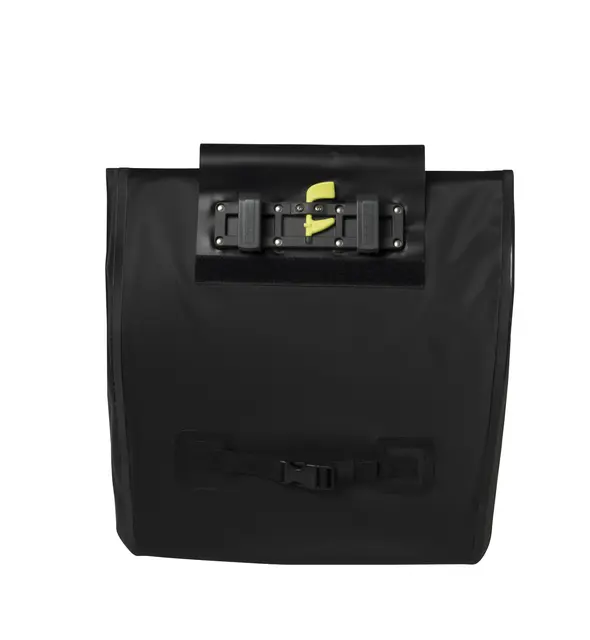 Basil Urban Dry Shopper Sideveske Matt Sort, 20 ltr, IPX3, Hook On System 