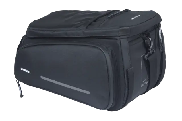 Basil Move Bagasjebrett Veske Sort, 10-26 ltr, Universal Bridge 