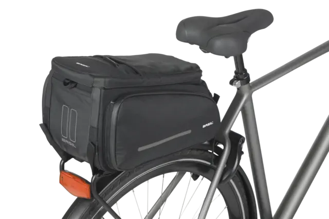 Basil Move Bagasjebrett Veske Sort, 10-26 ltr, Universal Bridge 