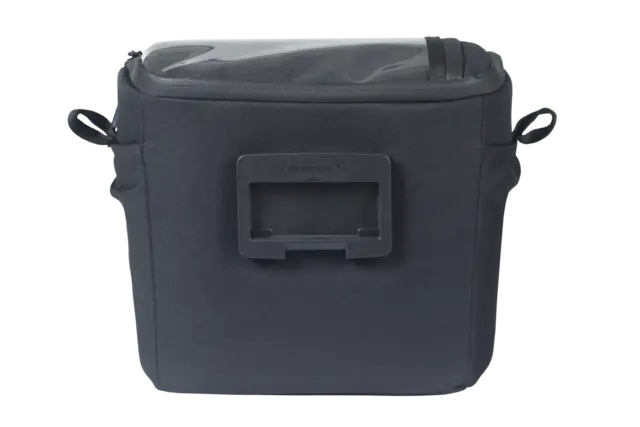 Basil Move KF Veske Front Sort, 8 ltr, ink KF plate 
