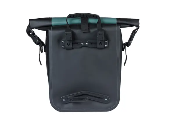 Basil Rivo MIK Hooks Sideveske M Grønn, 15Liter,MIK Hooks System,Vanntett 
