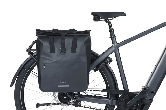 Basil Urban Dry Neo ShopperMIK Sideveske 23-26Liter, MIK Hooks System, vanntett 