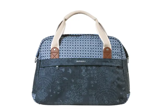 Basil Bohème Carry All Sideveske Blå, 18 ltr, Hook On System 