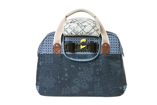Basil Bohème Carry All Sideveske Blå, 18 ltr, Hook On System 