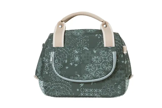Basil Bohème KF Veske Front Grønn, 8 liter, KlickFix 