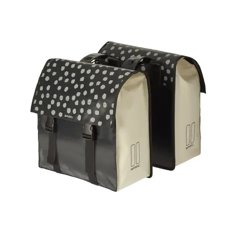 Basil Urban Load Sideveske Sett Sort, 48-53 ltr, Universal Bridge