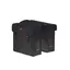 Basil Mara Sideveske Sett Sort, 26 ltr, Fixed Mounting Straps