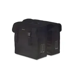 Basil Mara XL Sideveske Sett Sort, 35 ltr, Fixed Mounting Straps
