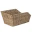 Basil Cento Rattan Kurv Bak Brun, Flettet, 35 ltr, fast montering