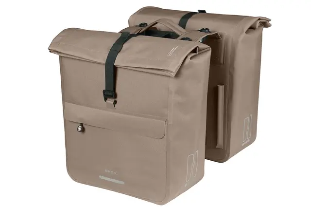 Basil Urban Dry ShopperMIK SideveskeSett 46-52Liter, ink MIK System,vanntett 