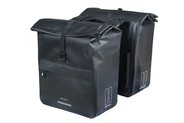 Basil Urban Dry ShopperMIK SideveskeSett 46-52Liter, ink MIK System,vanntett 