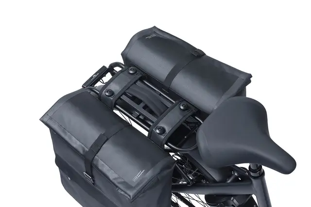 Basil Urban Dry ShopperMIK SideveskeSett 46-52Liter, ink MIK System,vanntett 