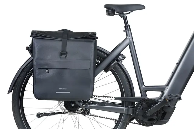 Basil Urban Dry ShopperMIK SideveskeSett 46-52Liter, ink MIK System,vanntett 