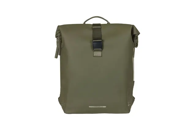Basil SoHo Nordlicht Sekk Moss Grønn, 17l, IPX3, Hook On System 