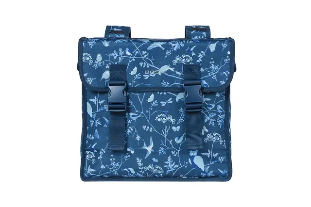 Basil Wanderlust Sideveske Blå, 18ltr, Hook On System 