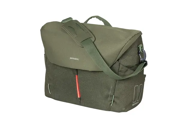 Basil B-Safe Nordlicht Sideveske Oliven Grønn, 17ltr, Hook On System 