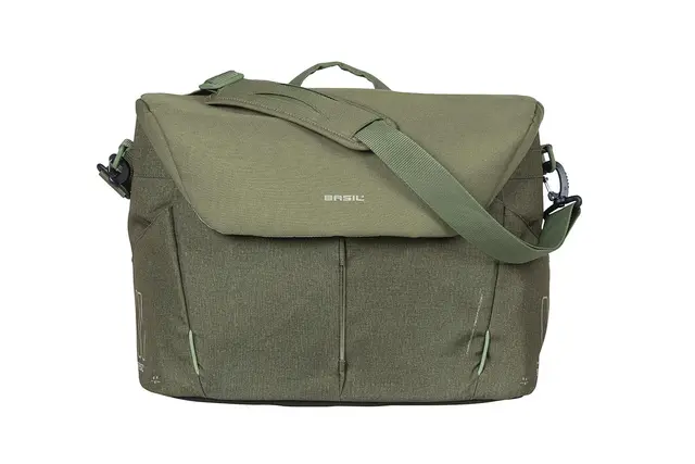 Basil B-Safe Nordlicht Sideveske Oliven Grønn, 17ltr, Hook On System 