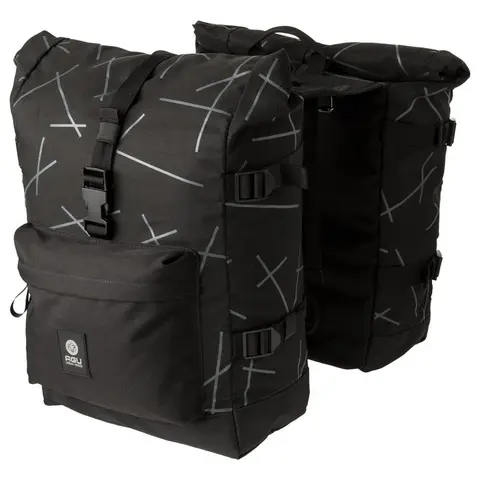 Agu H2O Urban Vanntett Sideveske Sett Sort, 28l, 1500g, 28x35x14cm