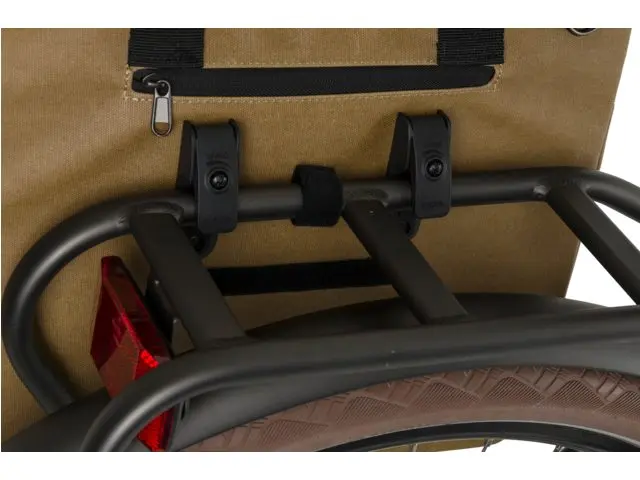 Fastrider Isas Trend Sideveske Sand, 16 ltr, E-bike Vario Hooks 