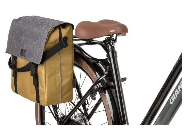 Fastrider Livia Trend Sideveske Oliven, 17 ltr, E-bike Vario Hooks 