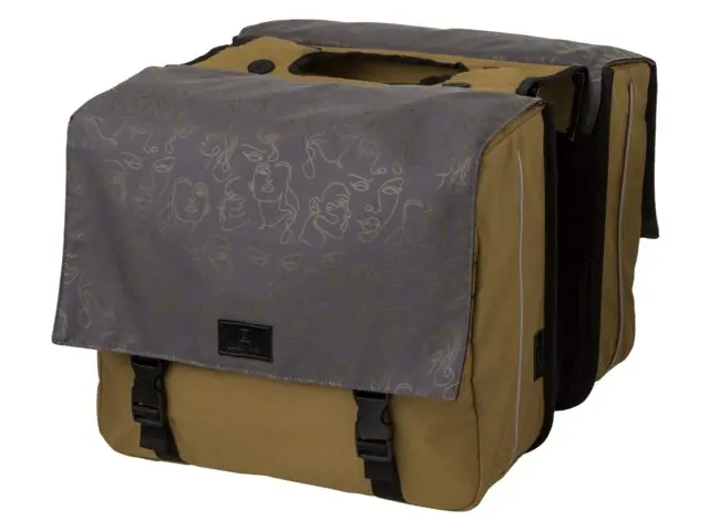 Fastrider Livia Trend Sideveske Sett Oliven, 33 ltr, Stroppefeste 