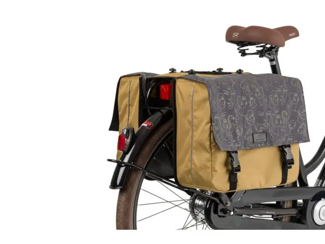 Fastrider Livia Trend Sideveske Sett Oliven, 33 ltr, Stroppefeste 