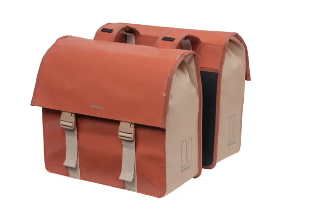 Basil Urban Load Sideveske Sett Terra Rød, 48-53l, Universal Bridge 