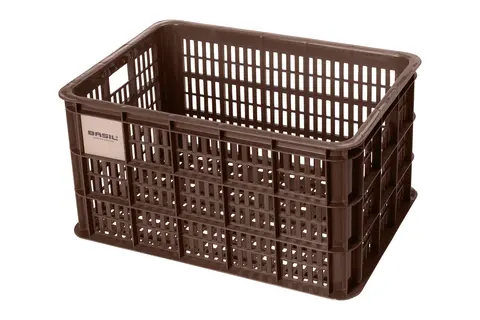 Basil Crate Large Kasse Brun, 40L, Resirkulert