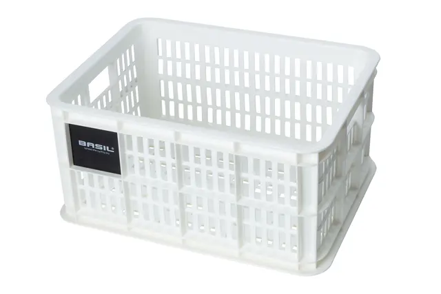 Basil Crate Small Kasse Hvit, 17.5L, Resirkulert 