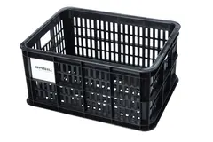 Basil Crate Small Kasse Sølv/Blå, 17.5L, resirkulert