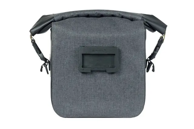 Basil Navigator Storm KF Styreveske Grå,11l,Vanntett(IPX3),ink KlickFixfeste 